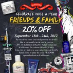 this just in: F&F at kiehls!